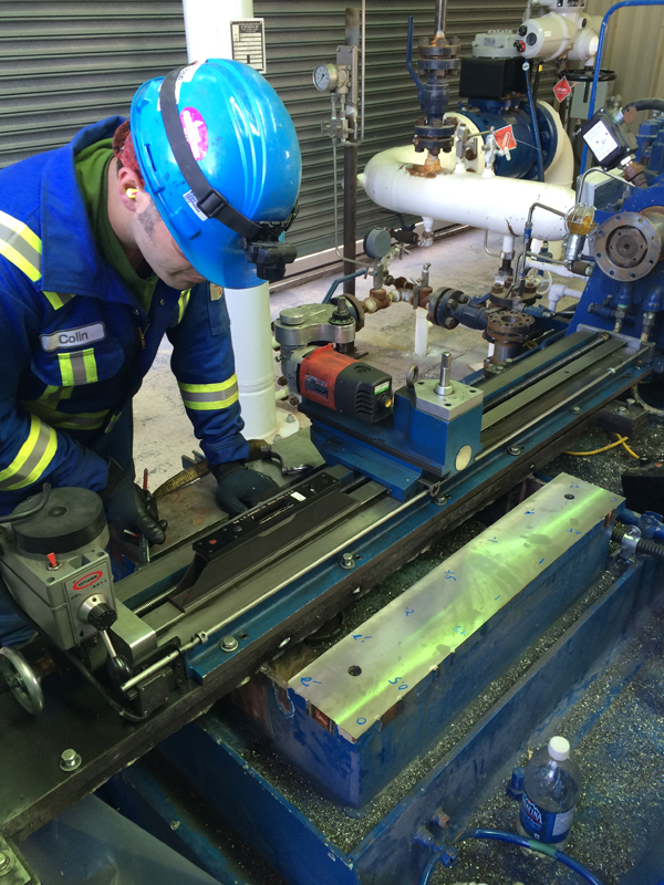 Portable Machining Edmonton, Alberta Pivot Field Services Inc.